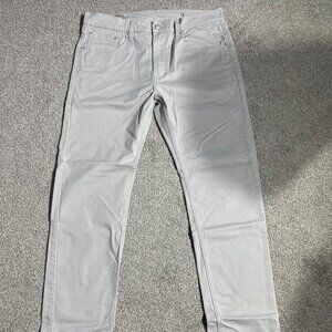 Levi's 502 Tapered Pants, Light Gray, Men's Size 33x30